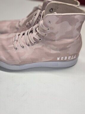 NOBULL High-Top trainers in a Dusty Rose camo Work out Womens 7.5